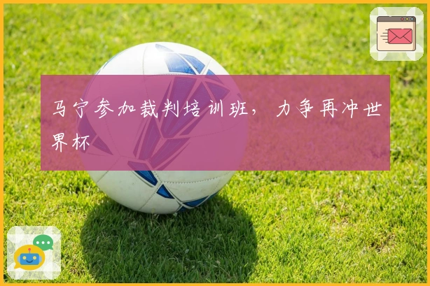 马宁参加裁判培训班，力争再冲世界杯